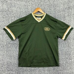 Land Rover Shirt Mens Large Green Mesh Football Jersey Embroidered Sewn PacSun L